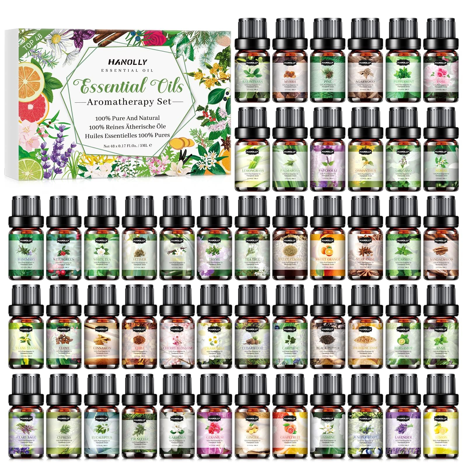 Essential Oils Set 48 x 5ml box