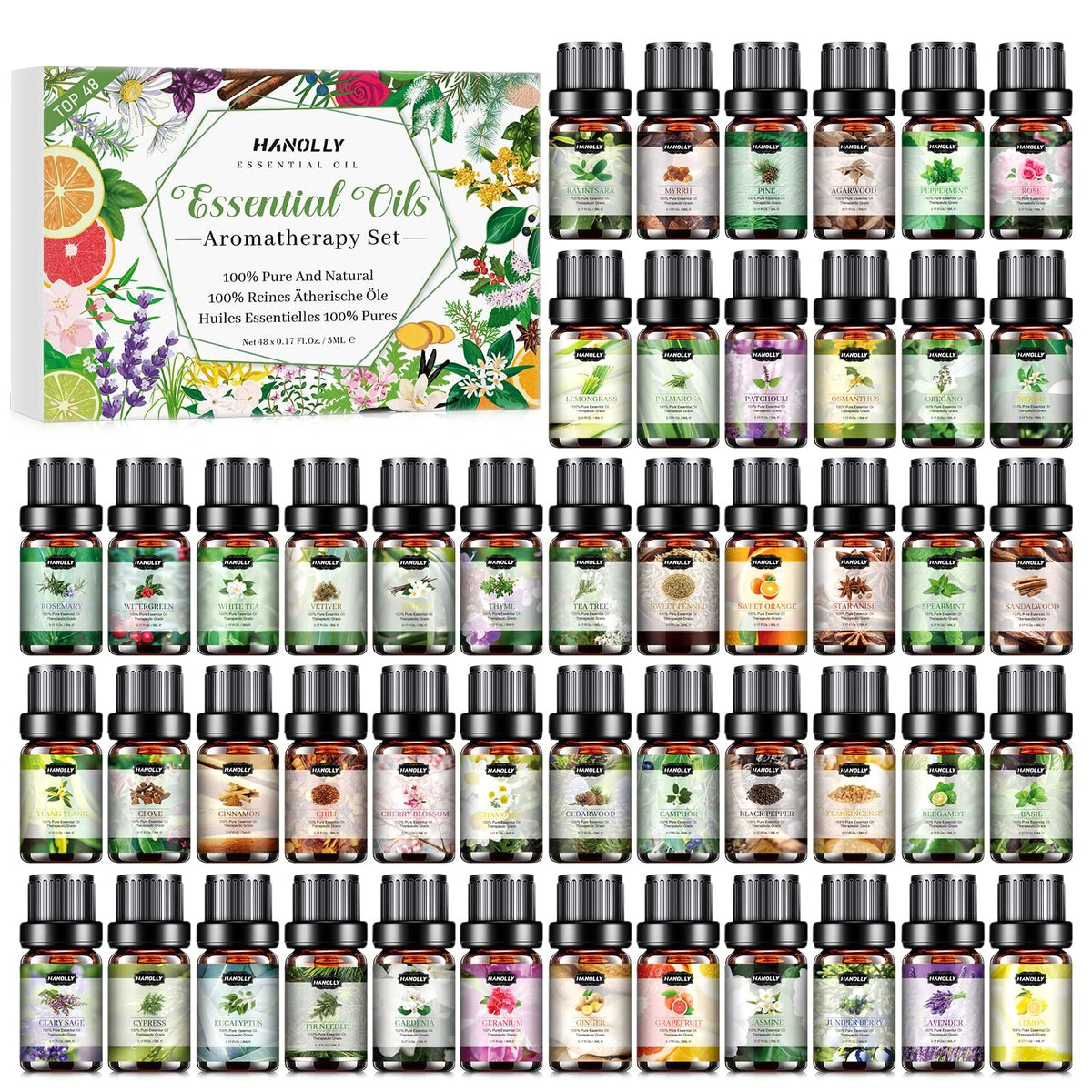 Essential Oils Set 48 x 5ml box