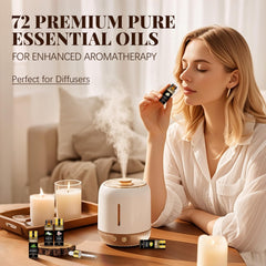 Rose, Lavender and Ylang-Ylang essential oils from the set
