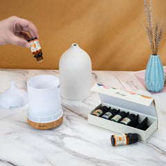 Bergamot essential oil bottle 10ml - Essential Oils Set Top 6