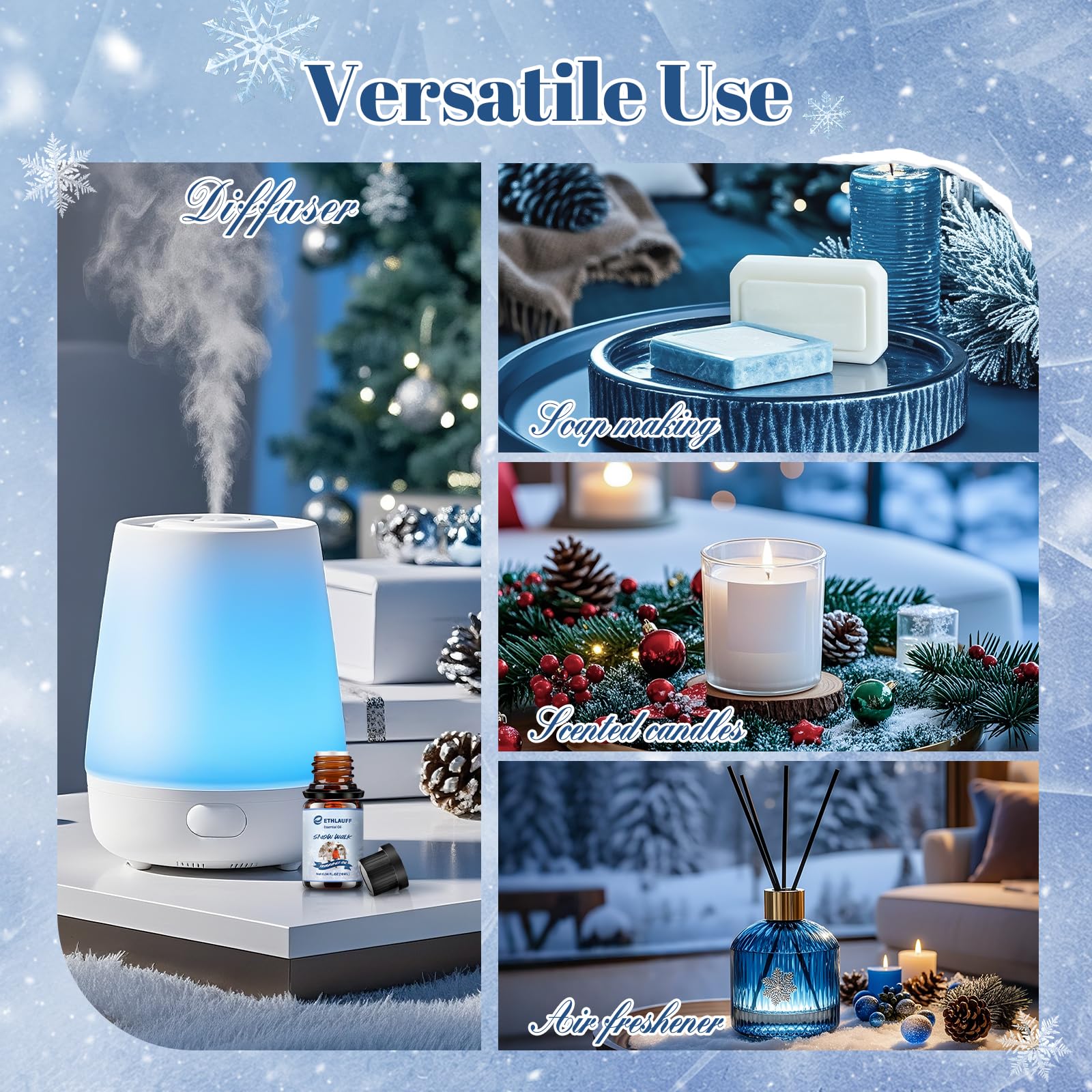 Warm Woollen Blanket scent essential oil bottle