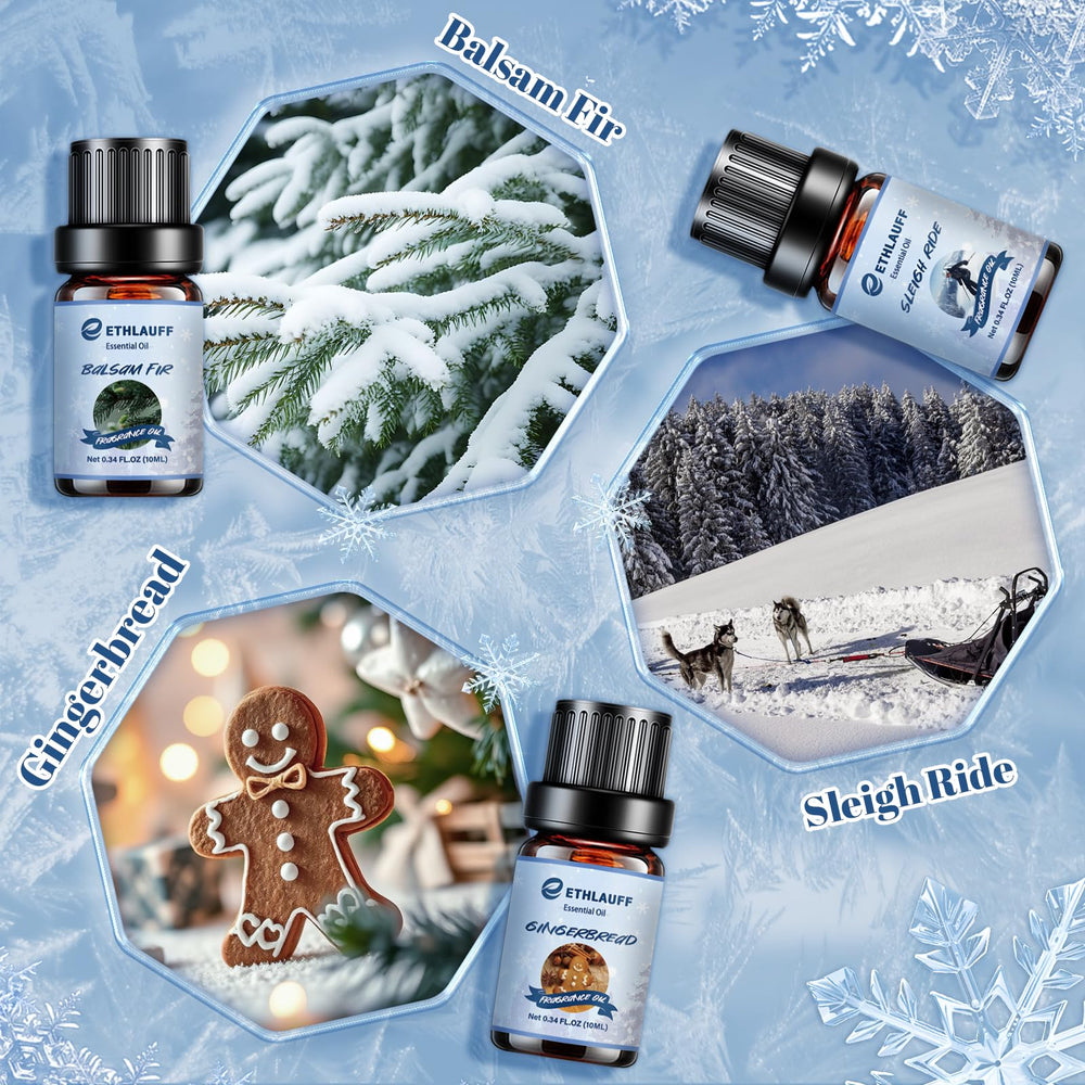 Snow Walk scent essential oil bottle