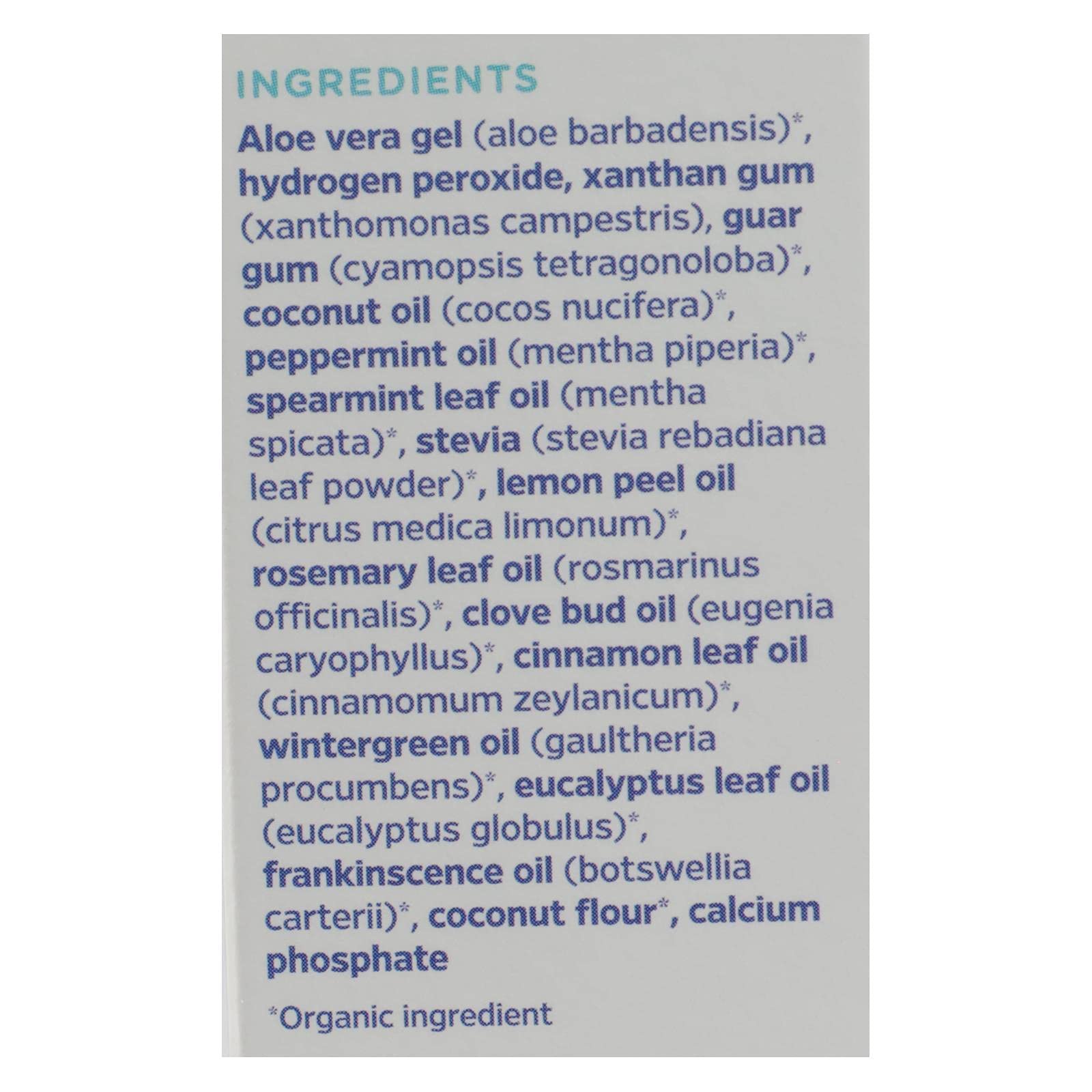 Essential Oxygen BR Organic Toothpaste Peppermint 4 oz – tube and packaging