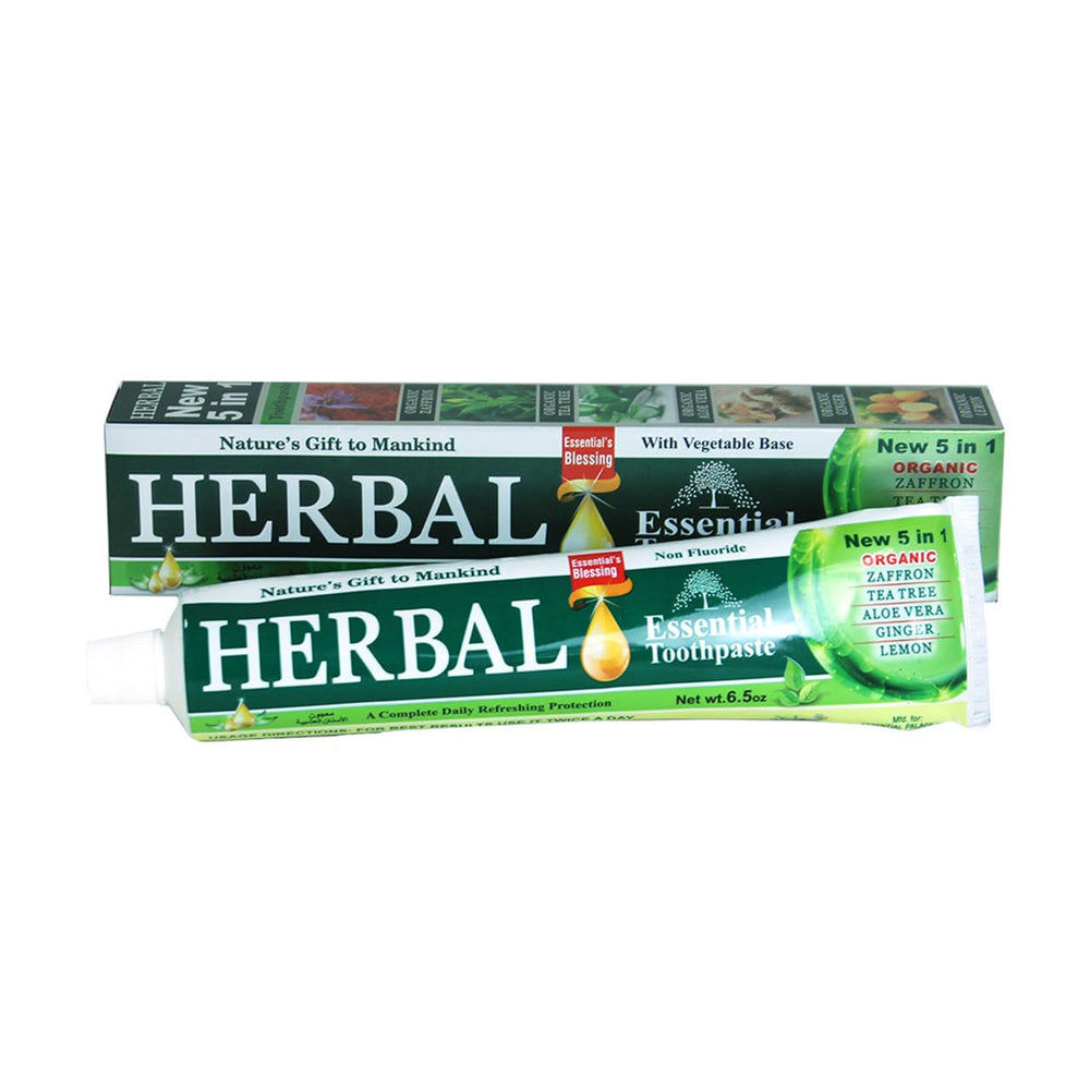 Essential Palace Herbal Toothpaste 2-pack – 5-in-1 non-fluoride, vegetable-based formula