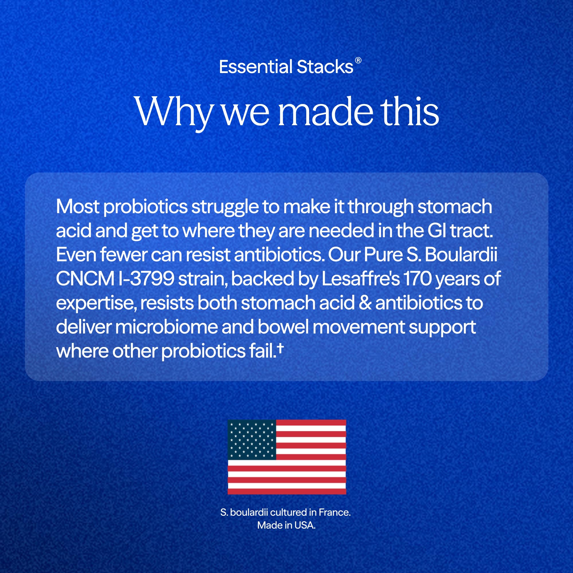 Saccharomyces boulardii probiotic capsule