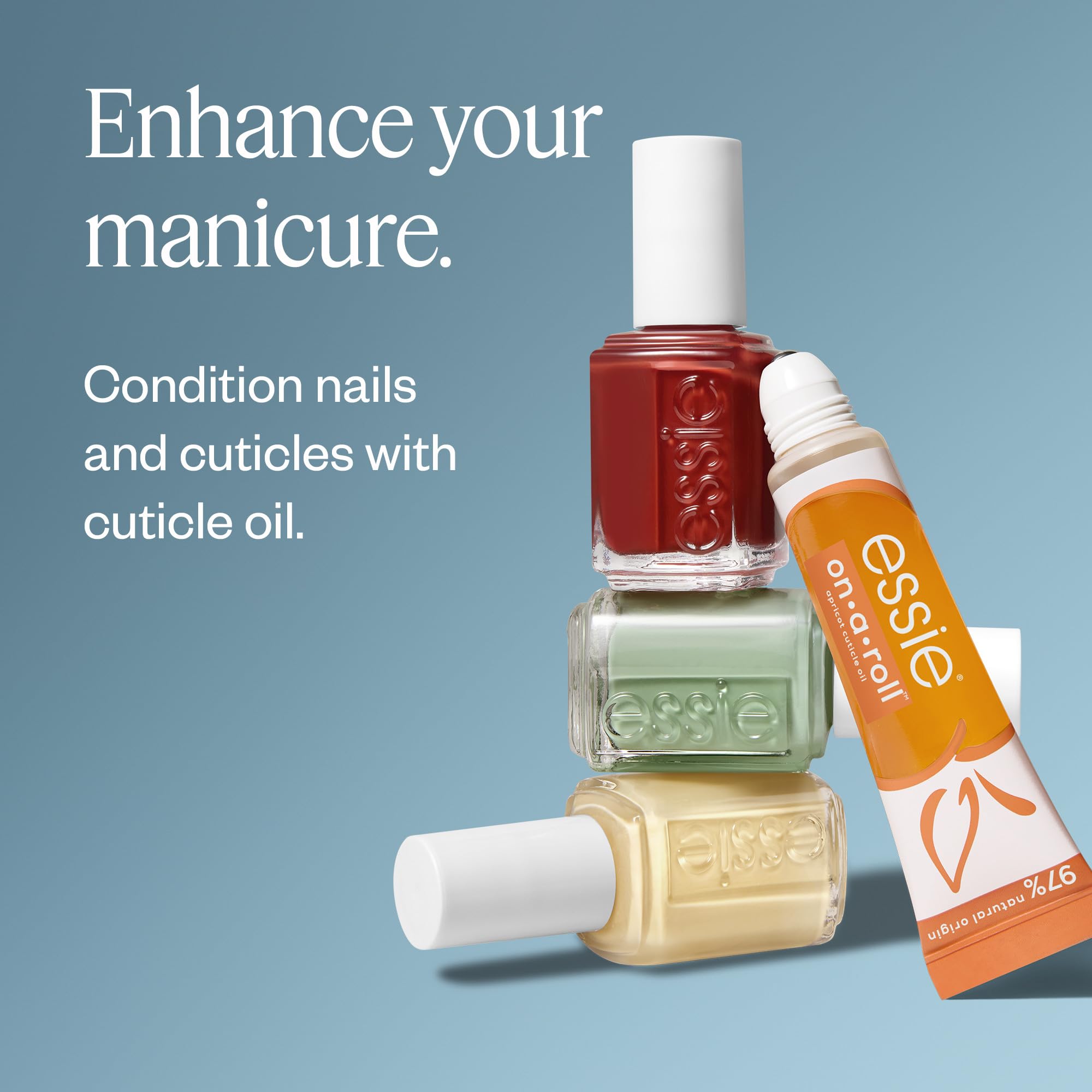 essie Gourmet Grocery bottle and packaging emphasize premium branding
