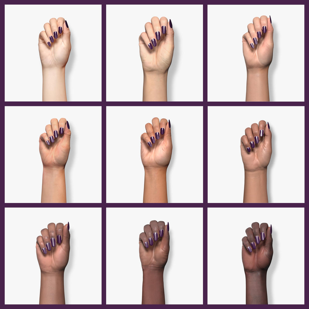 essie Underground Ball brush-application demonstrates smooth, even coverage with the easy glide brush.