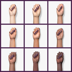 essie Underground Ball brush-application demonstrates smooth, even coverage with the easy glide brush.