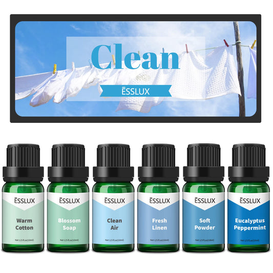Fragrance oil bottle set with Blossom Soap scent (10ml) – ESSLux Clean Set