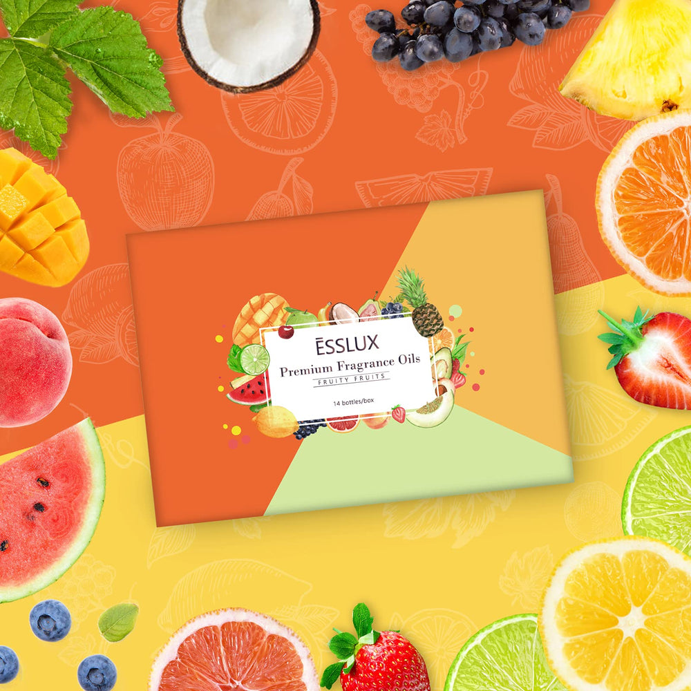 ESSLUX Gift-ready fruit fragrance oils set packaging ideal gift