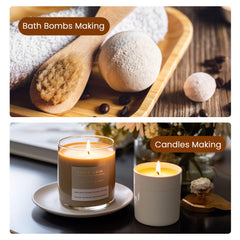 Candle making with roasted hazelnut fragrance oil