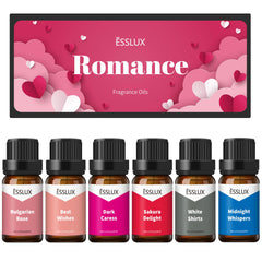 ESSLux Bulgarian Rose romance bottle for diffuser, warm romantic atmosphere.