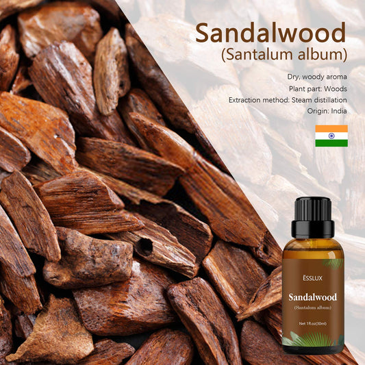 Using sandalwood essential oil in a diffuser