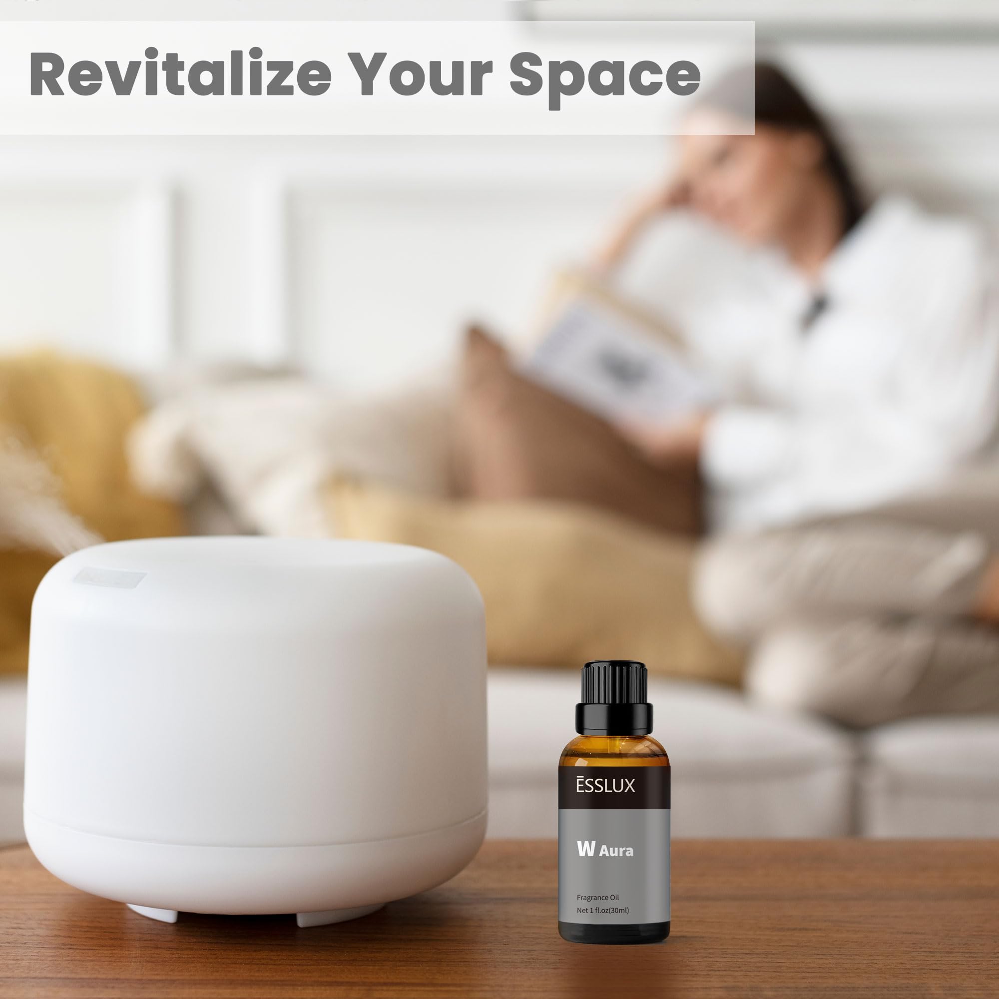 ESSLUX W Aura diffuser oil – 30ml packaging