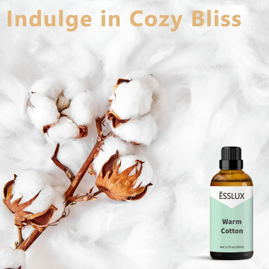 ESSLUX Warm Cotton Fragrance Oil packaging
