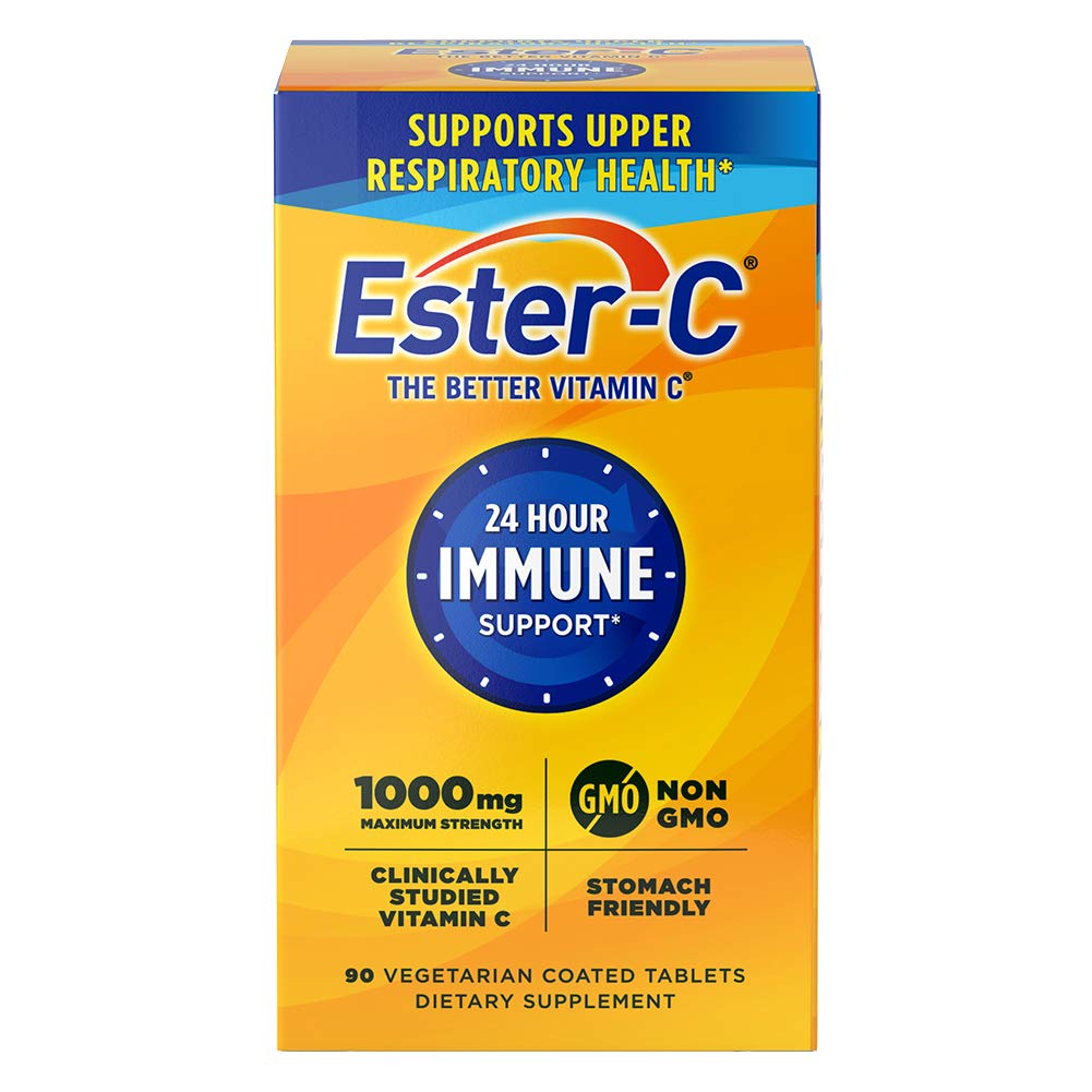 Ester-C 1000 mg bottle with 90 coated tablets