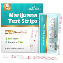 Easy@Home ESTH-115 15 pack THC test strips for home use