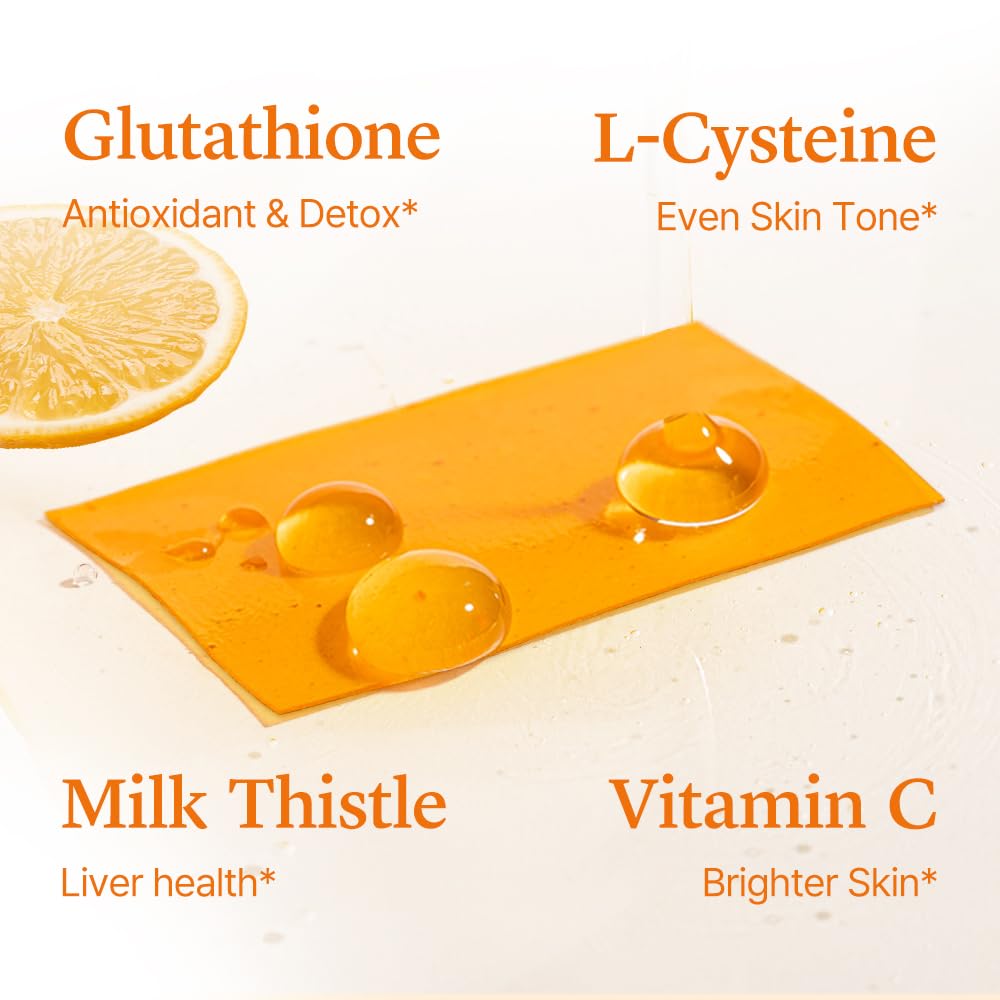 Key ingredients: Glutathione, L-Cysteine, Milk Thistle
