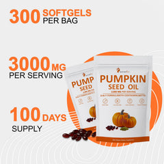 Saw palmetto and pumpkin seed oil ingredients for ESTHFGPSV.