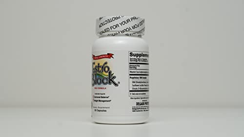 Close-up of Estroblock PRO label highlighting DIM and I3C