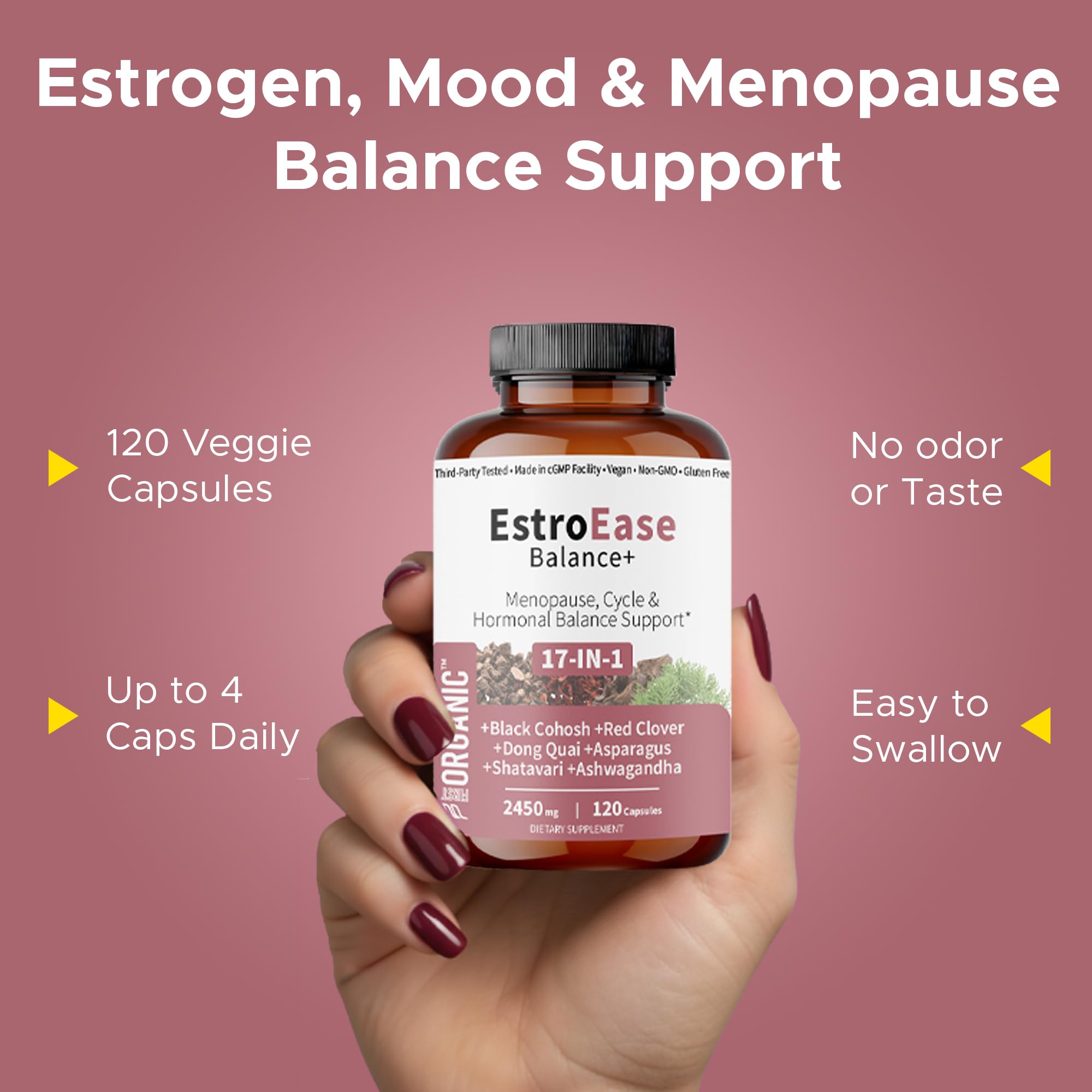 Product label with ingredients and nutrition information