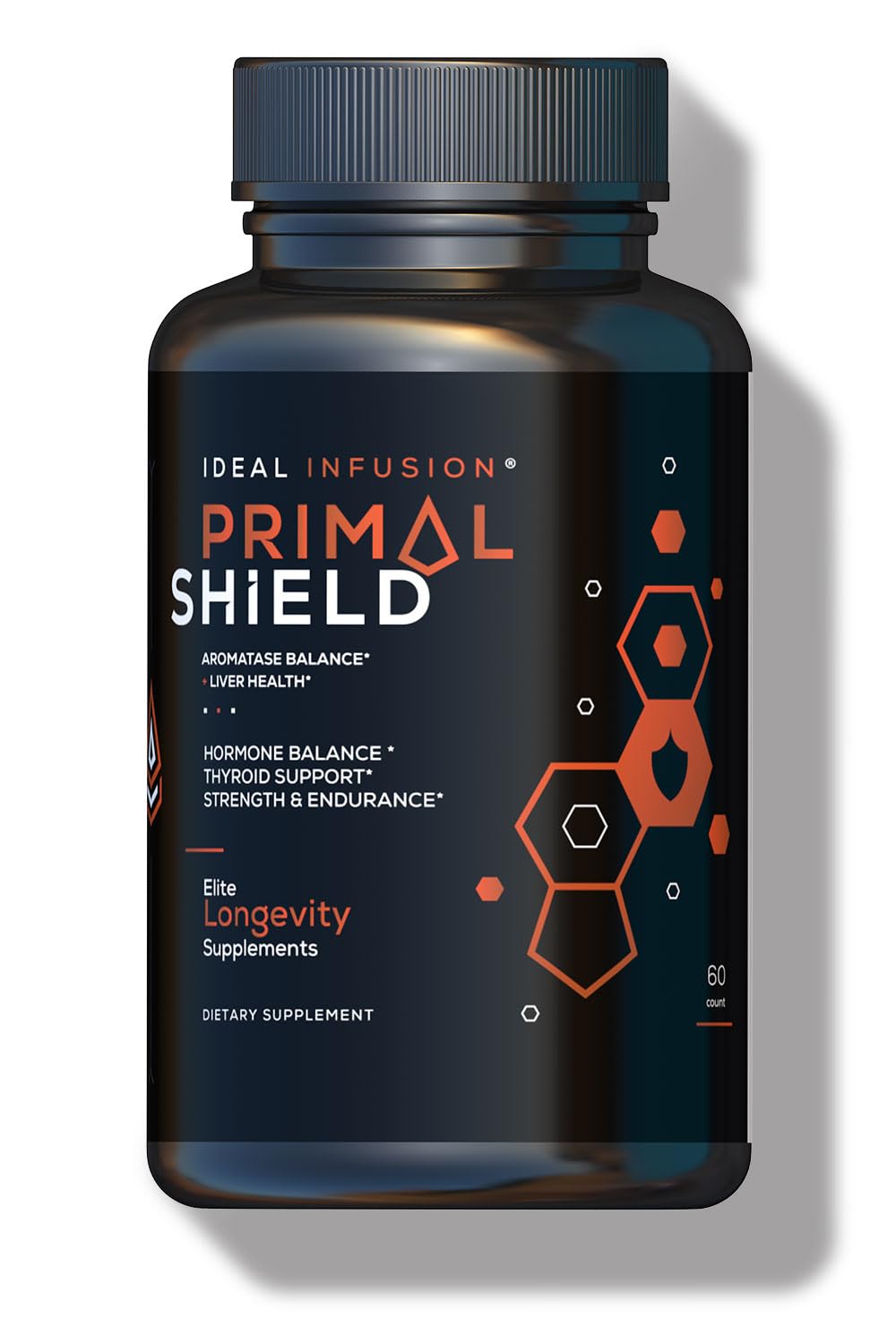 Estrogen blocker and hormone balance supplement bottle