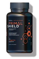 Estrogen blocker and hormone balance supplement bottle