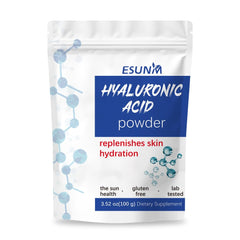 High-purity ESUNM Hyaluronic Acid Powder, 98%+ purity, 100 kDa