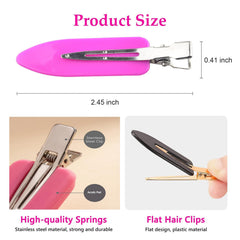 Eswala colorful hair clips complement outfits while keeping hair in place.