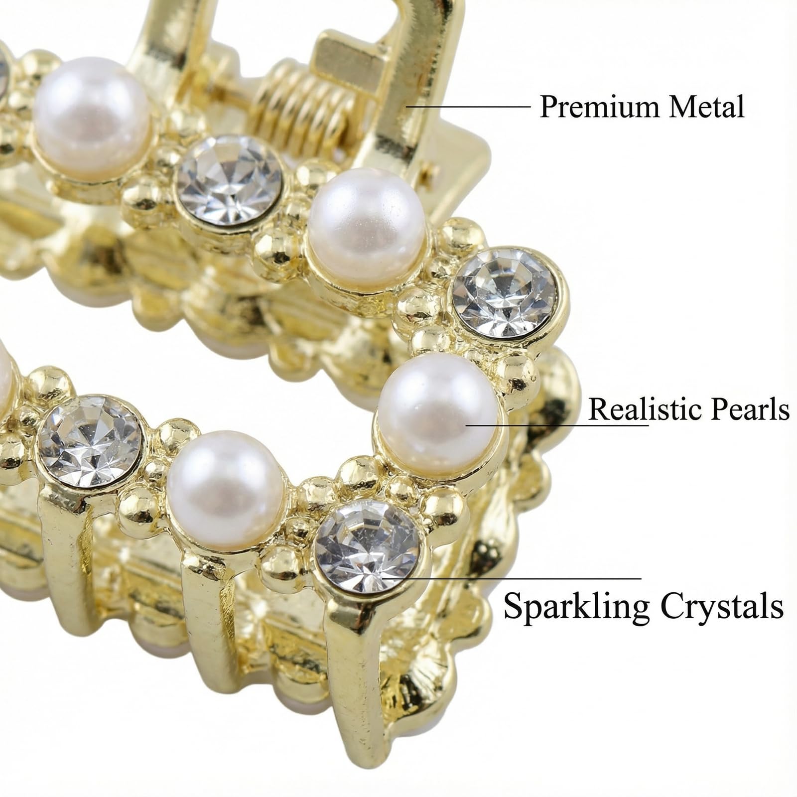 Eswala dainty gold hair clips elevate casual and formal looks