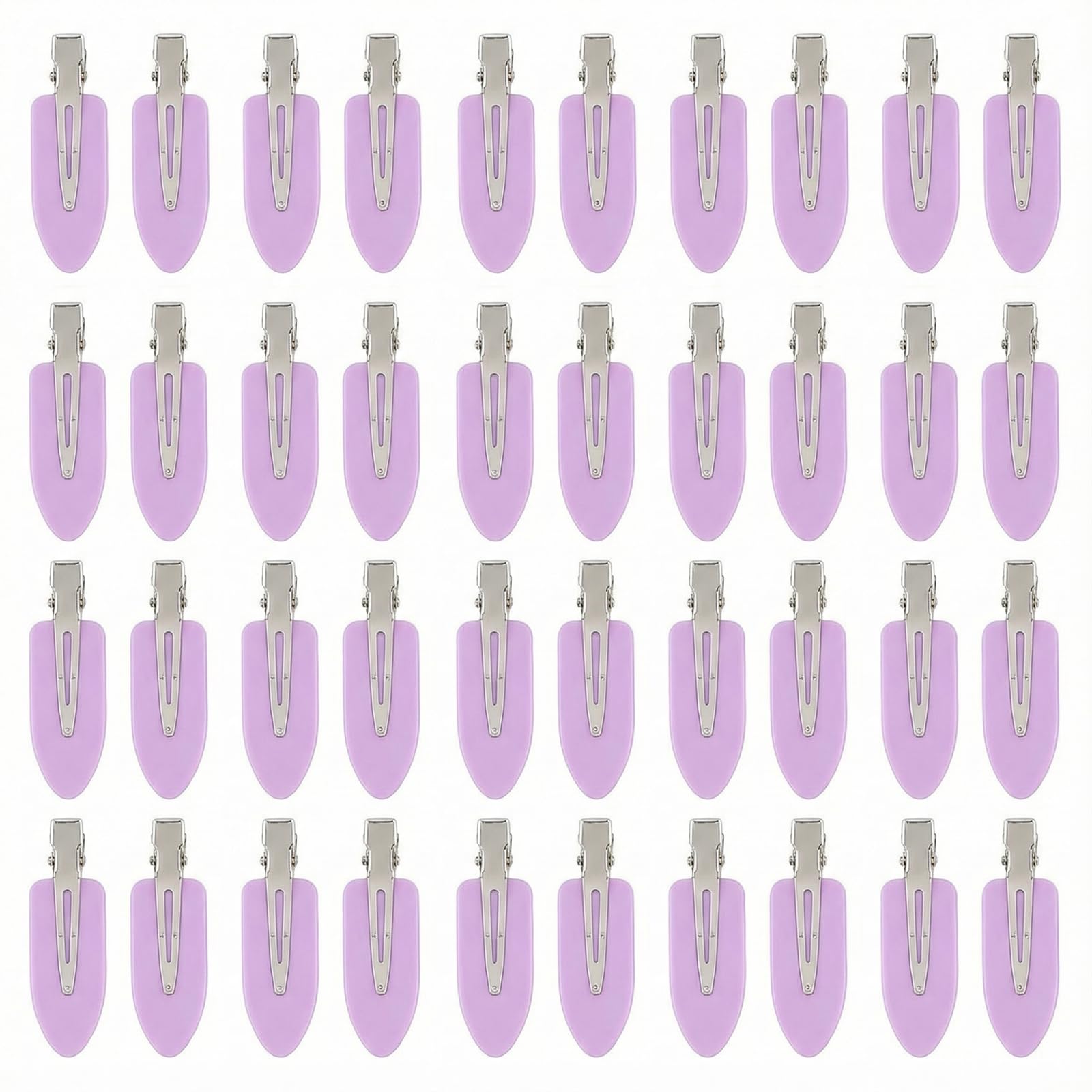 Eswala no-crease flat-surface hair clips prevent dents during styling.