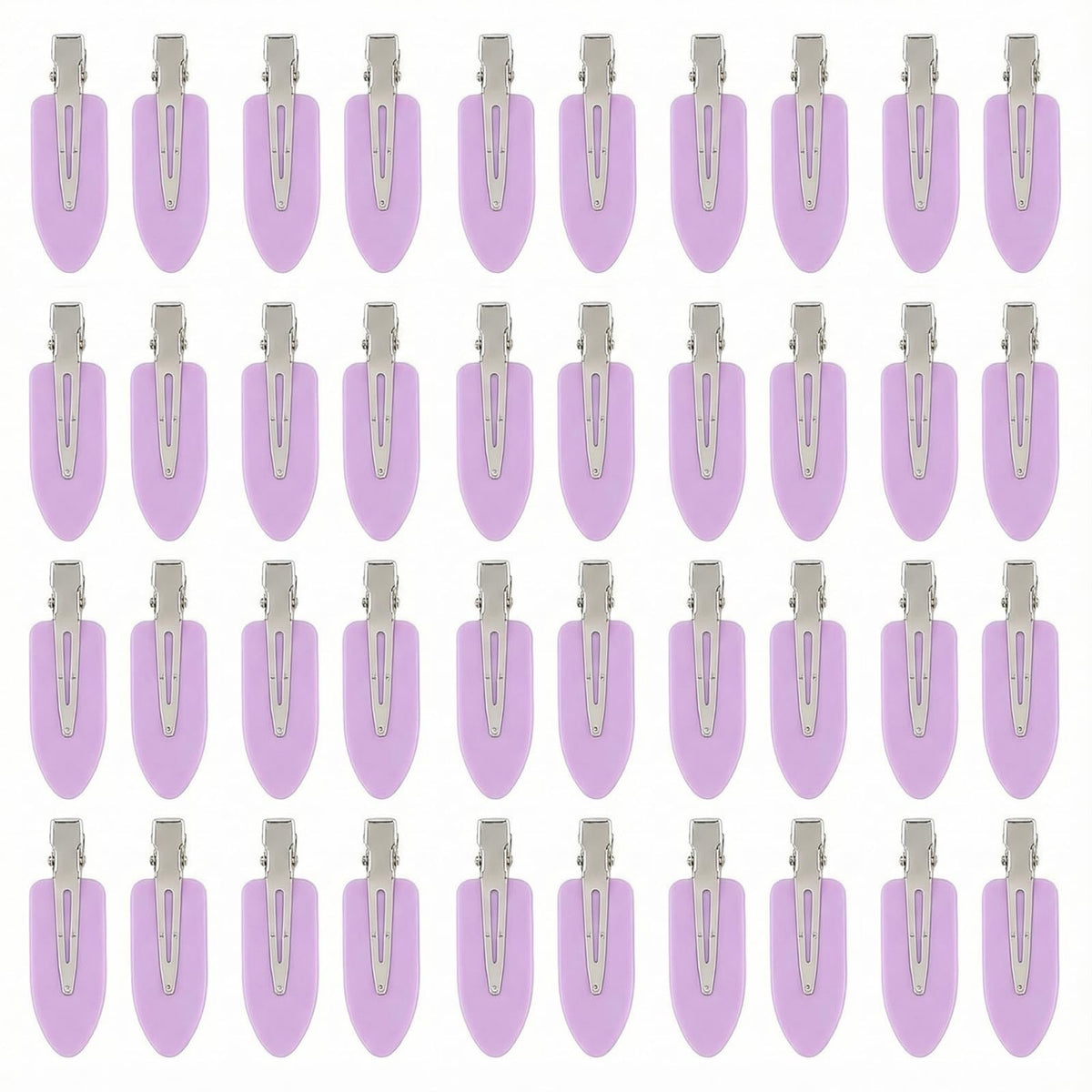 Eswala no-crease flat-surface hair clips prevent dents during styling.