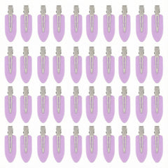 Eswala no-crease flat-surface hair clips prevent dents during styling.