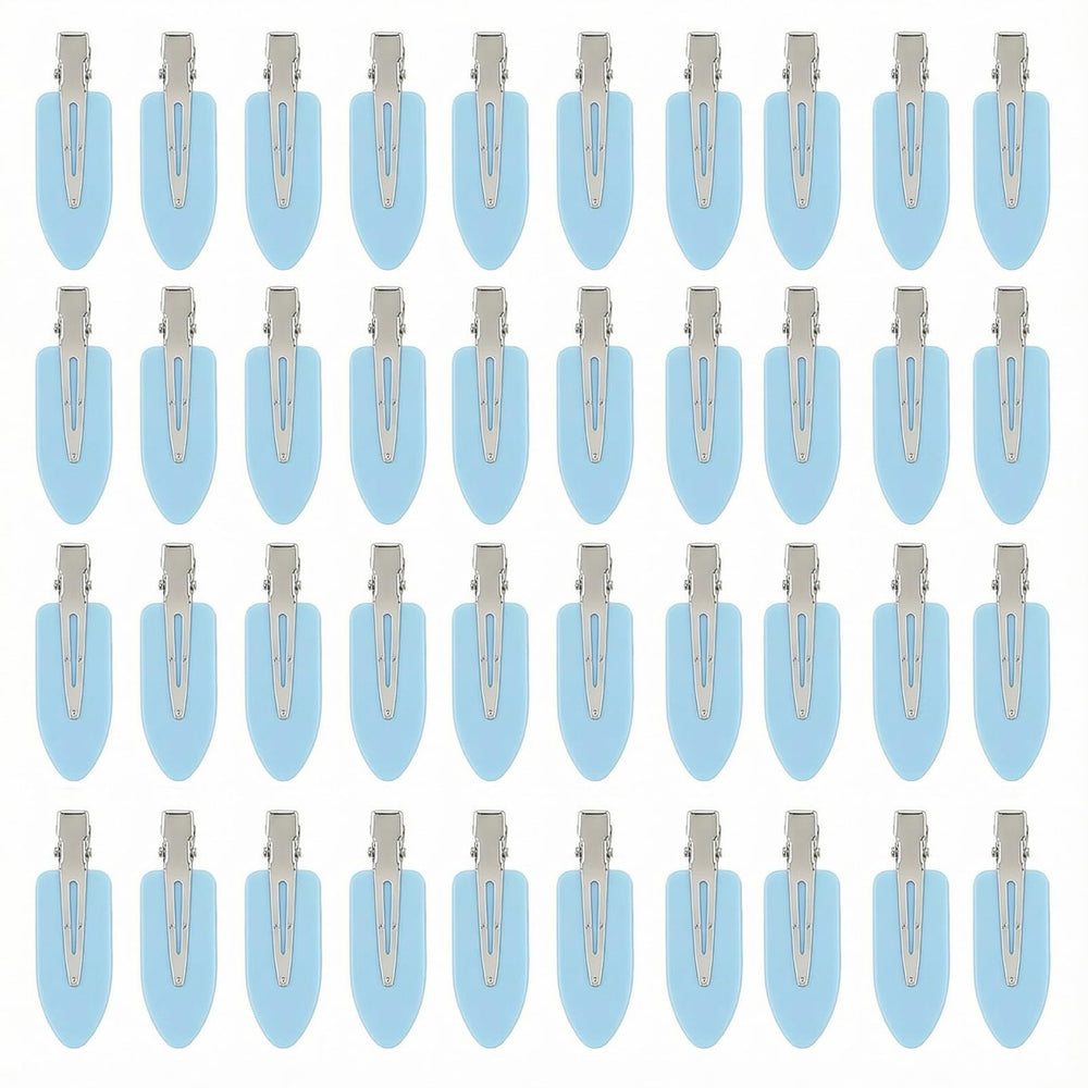 Eswala creaseless hair clip colorful bulk set for makeup application
