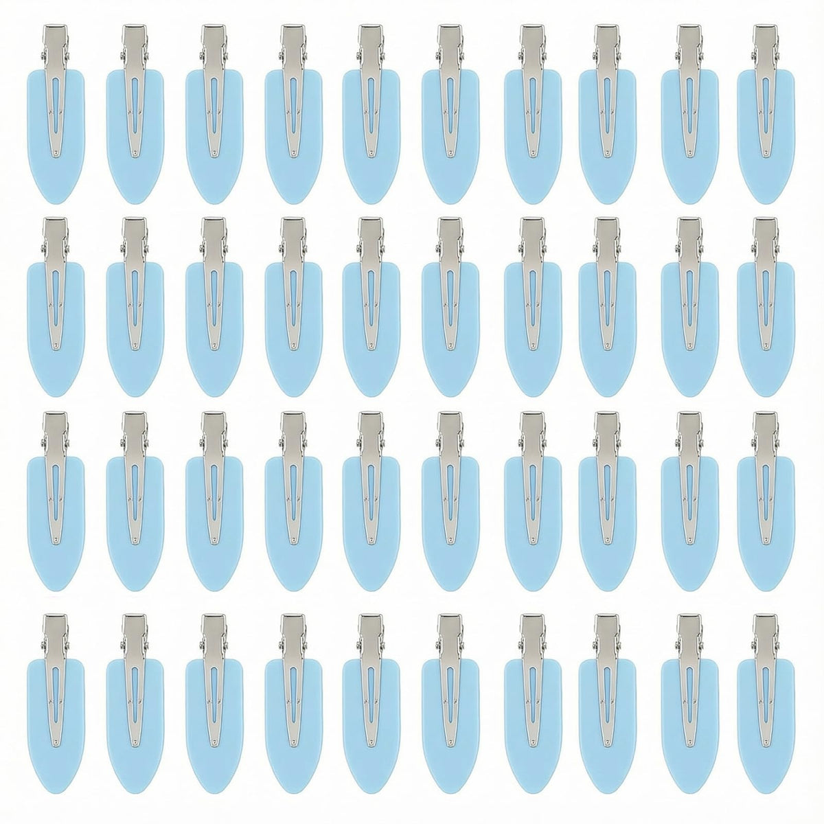 Eswala creaseless hair clip colorful bulk set for makeup application