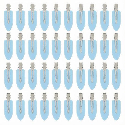 Eswala creaseless hair clip colorful bulk set for makeup application