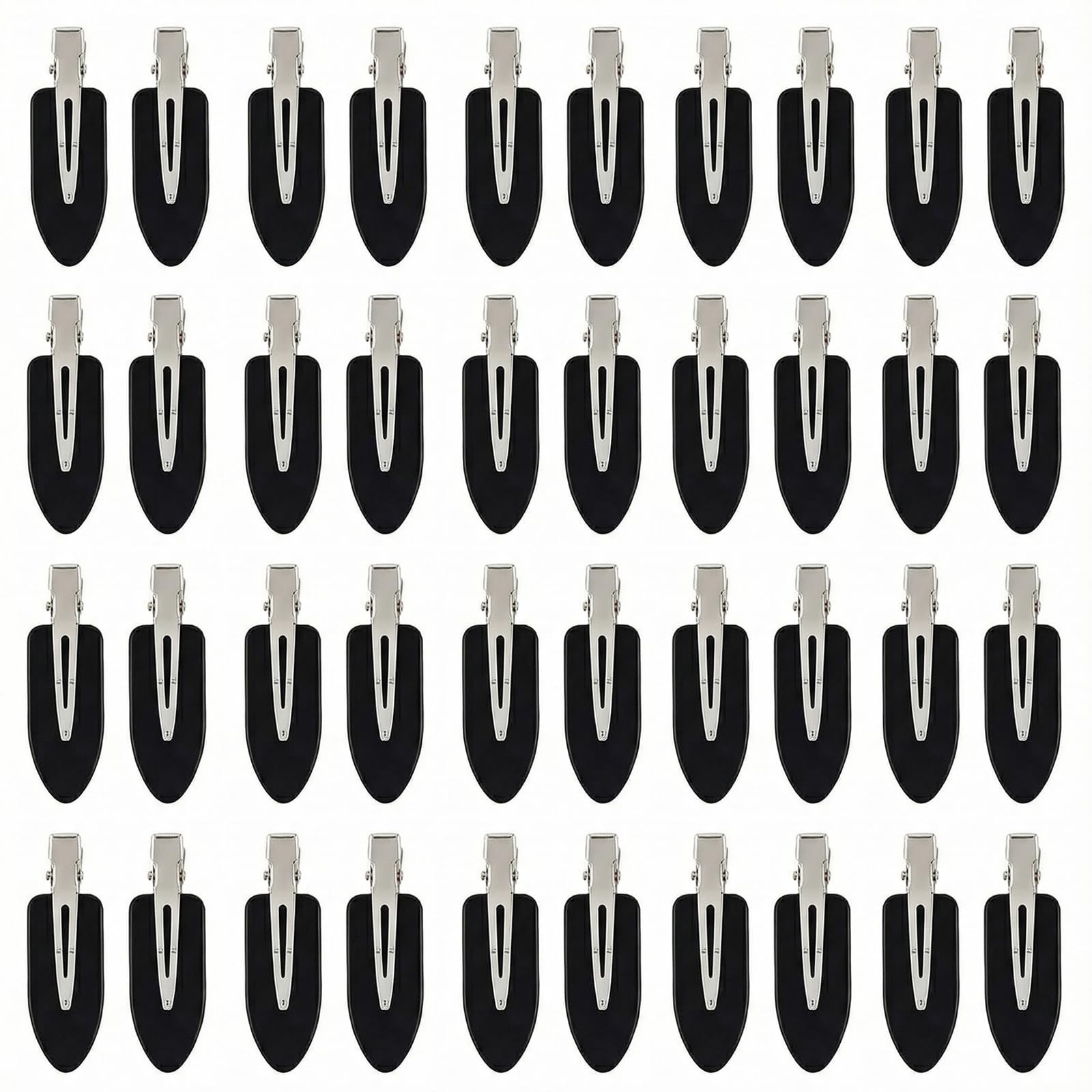 Eswala No Crease Hair Clips in black pack for secure, dent-free styling.
