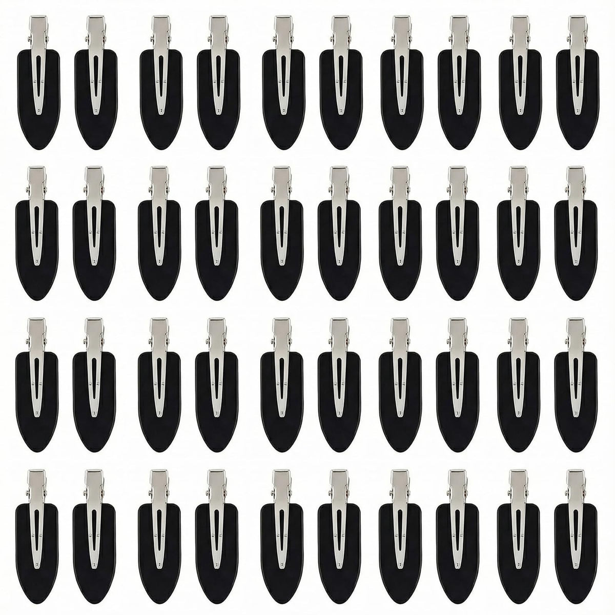 Eswala No Crease Hair Clips in black pack for secure, dent-free styling.