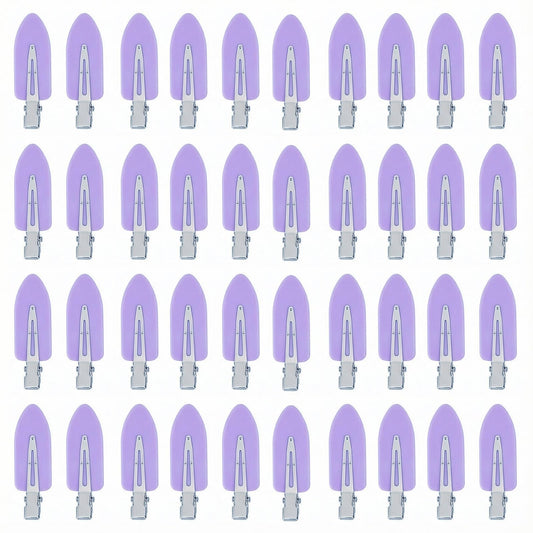 Eswala no-crease hair clips with flat surface prevent dents during styling.