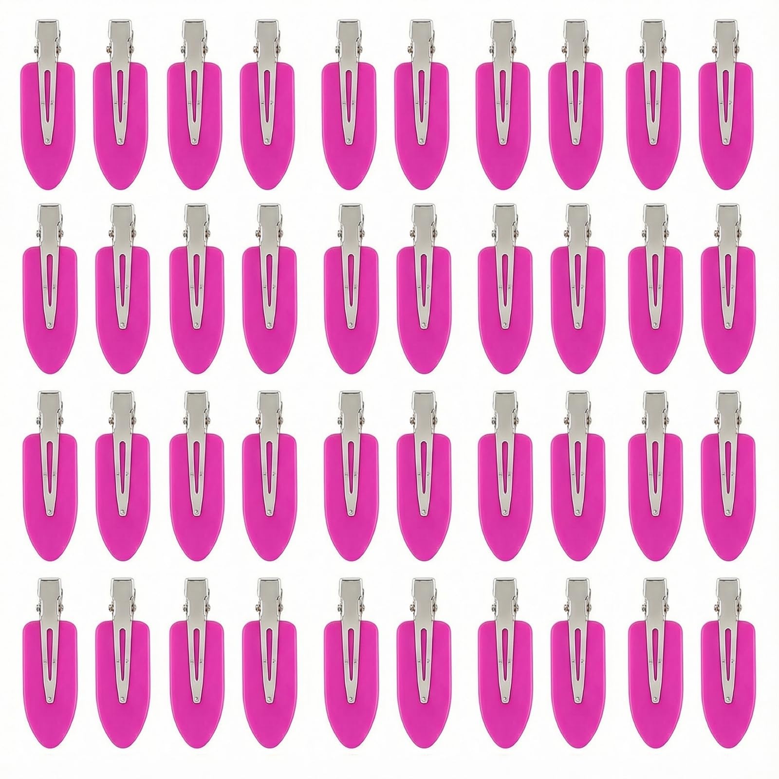 Eswala no-crease hair clips in rose pink for secure all-day hold.