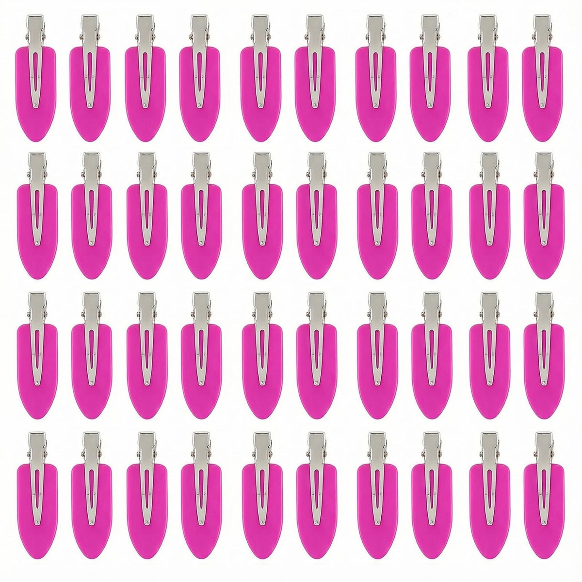Eswala no-crease hair clips in rose pink for secure all-day hold.