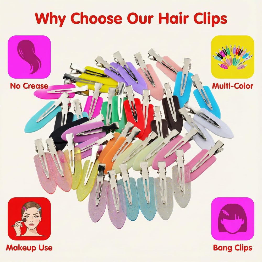 Eswala pin curl clips no crease for easy wave setting.