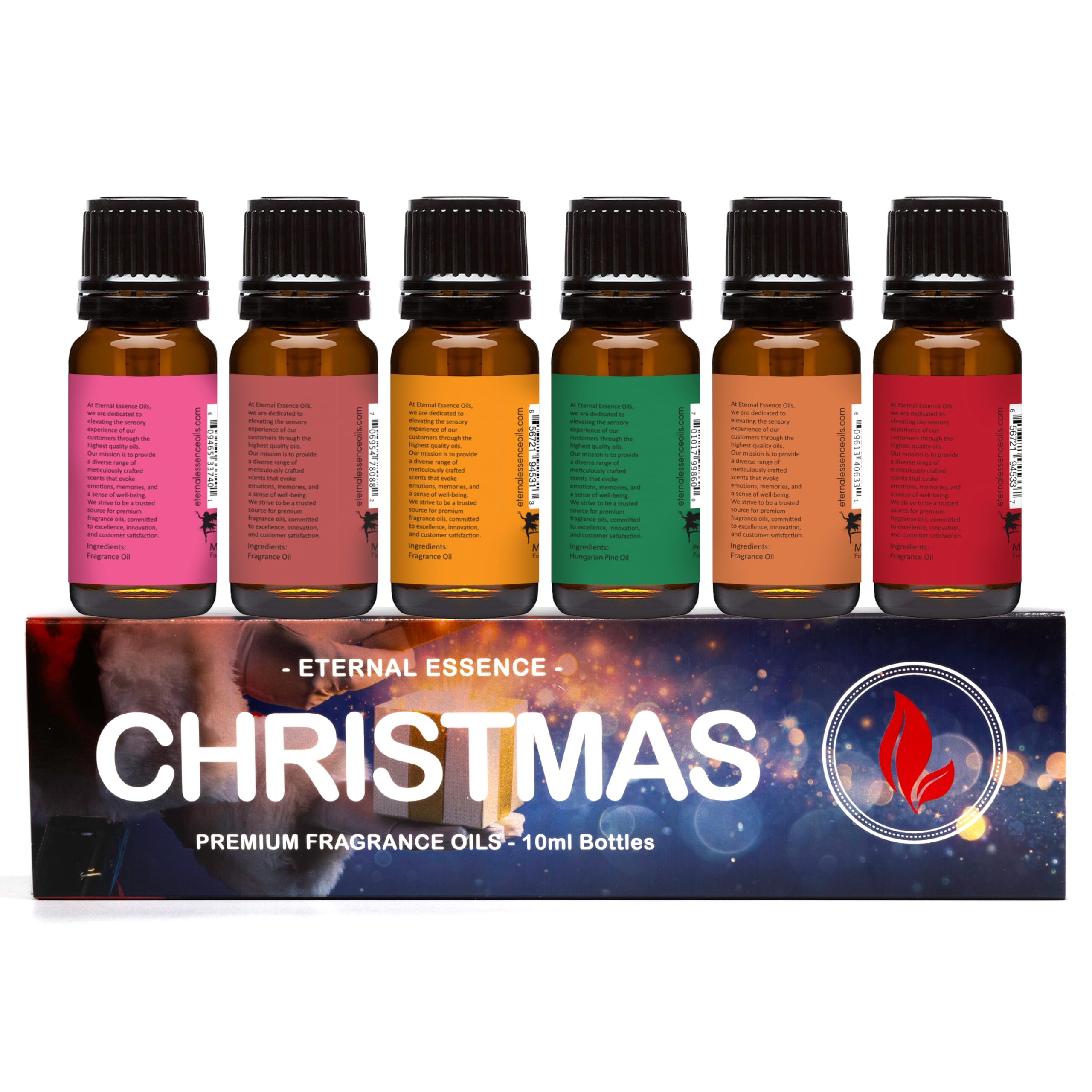 Reindeer Retreat fragrance oil 10ml in amber glass bottle