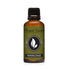 Eternal Essence Frankincense 30ml amber glass bottle front view