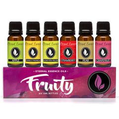 Amber glass bottle of Eternal Essence Oils Fruity Set Apple 10ml