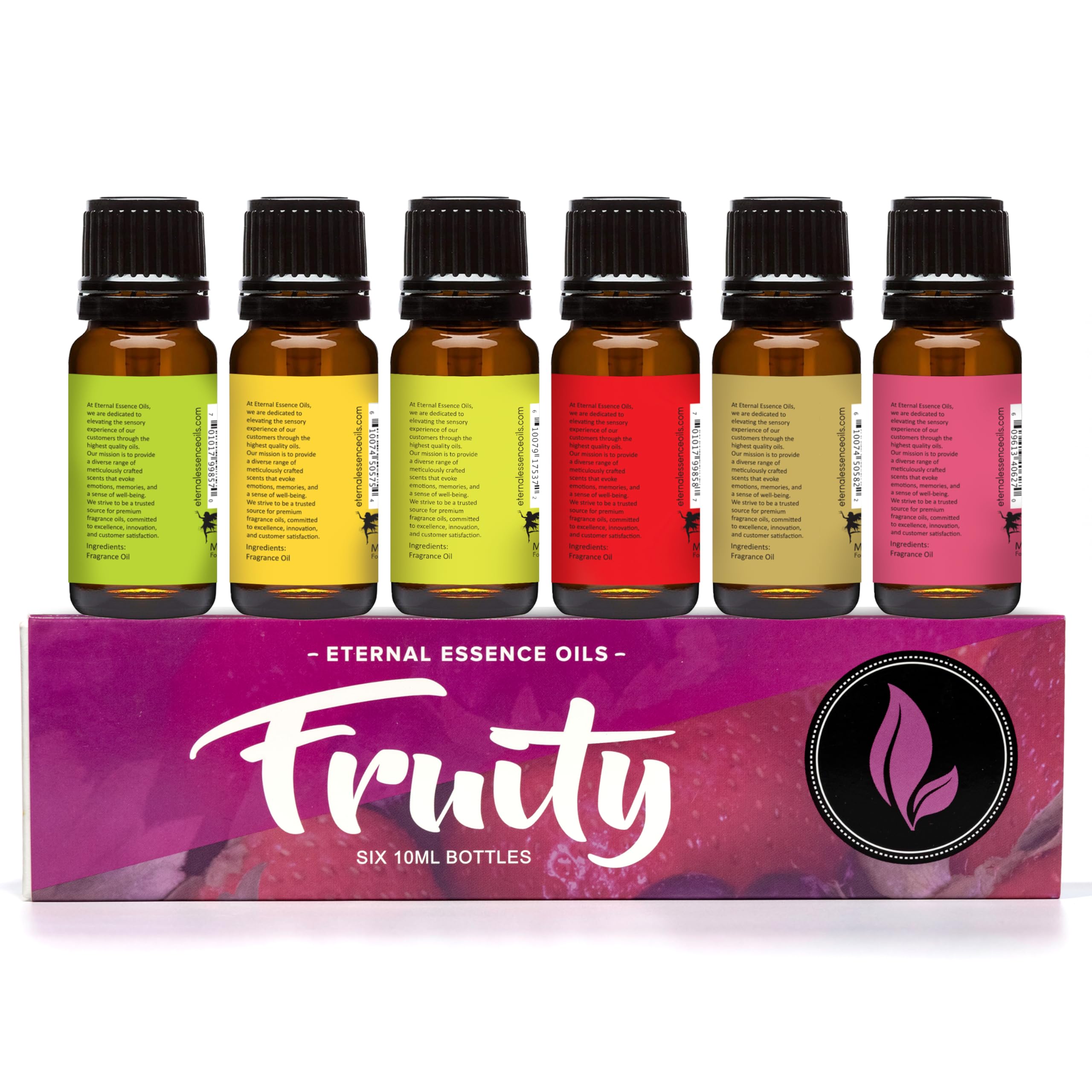 Amber glass bottle of Eternal Essence Oils Fruity Set Grapefruit 10ml