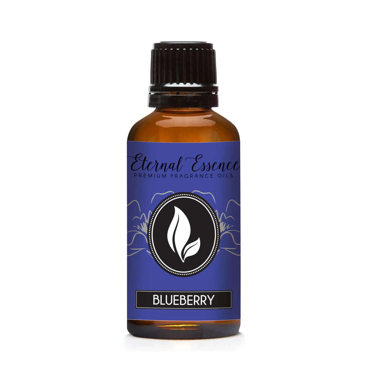 Blueberry 30ml premium fragrance oil bottle (amber glass, black cap) – Eternal Essence Oils