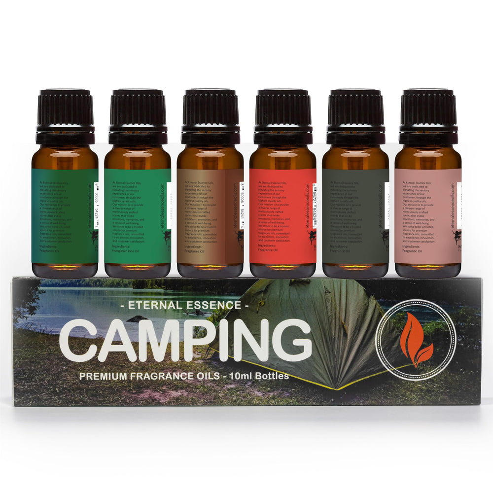 Woodland Bay fragrance oil bottle from Eternal Essence Oils Camping Set (10ml)