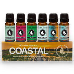Group shot of Eternal Essence Oils Coastal Set of 6 - 10ml each