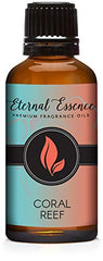Eternal Essence Oils Coral Reef 30ml amber glass bottle with black cap